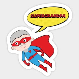 Super grandpa 3 Sticker